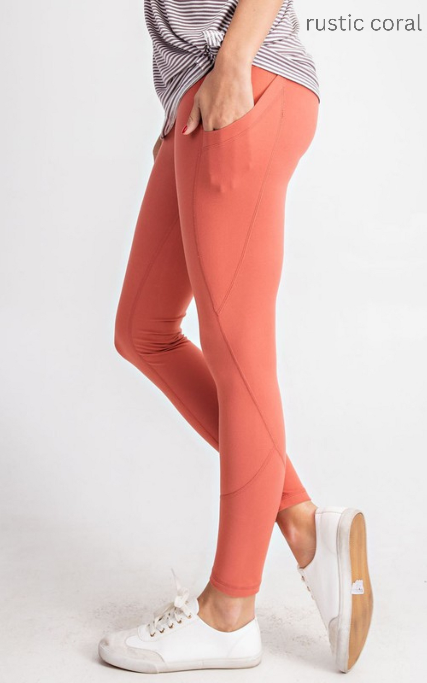 Full Length Yoga Leggings w/ Pockets | Rae Mode** - Final Sale