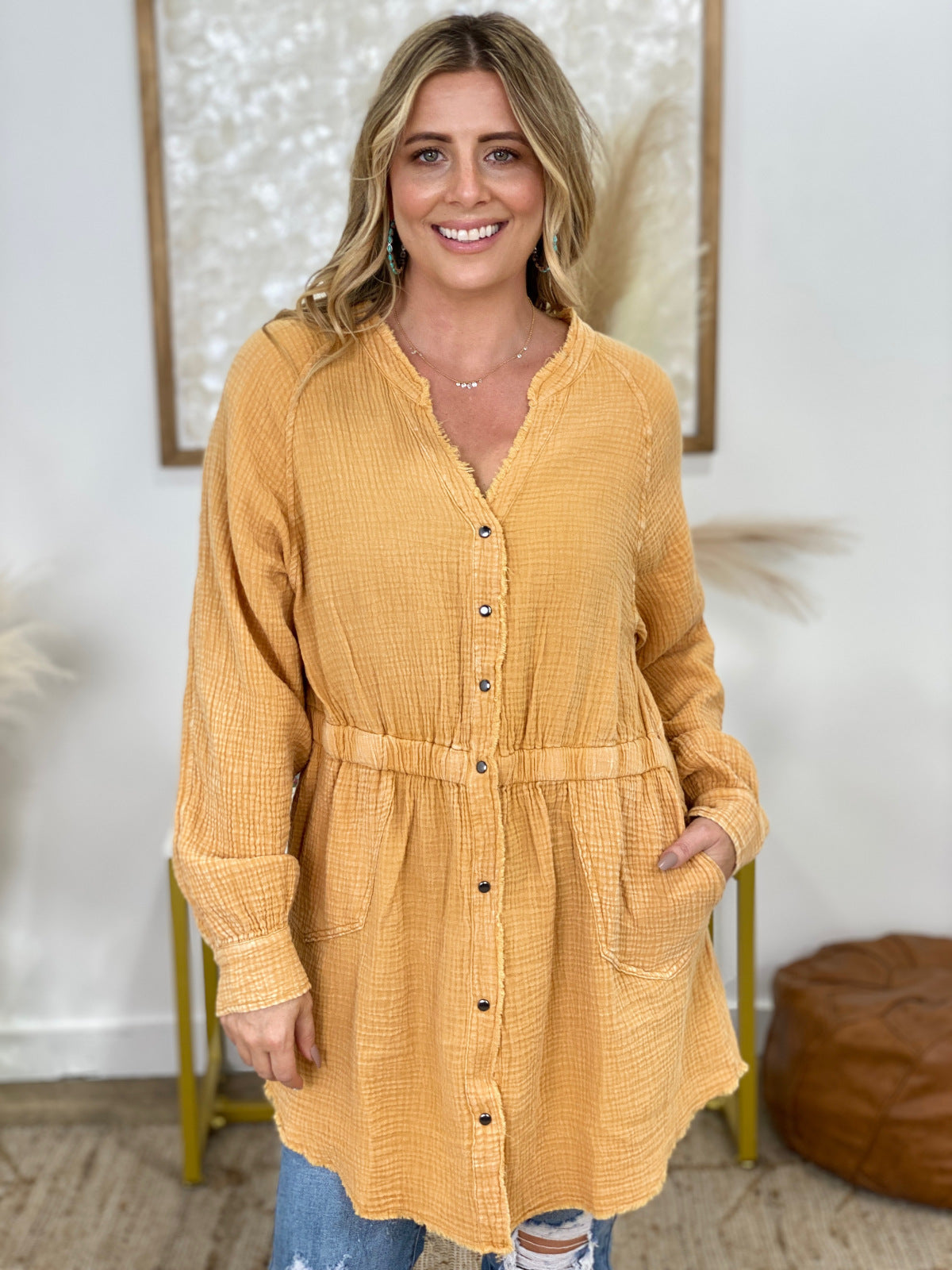 lightweight cotton tunic 