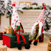 Christmas Pointed Hat Hanging Legs Faceless Doll Decorations