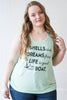 Seashell Dreams Tank - BAD HABIT BOUTIQUE 