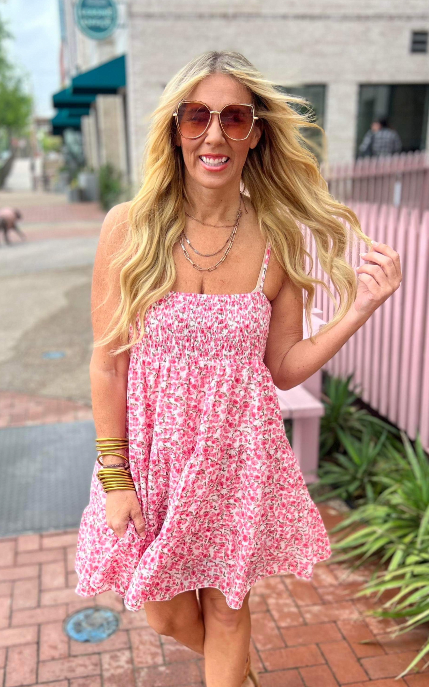 Smocked Floral Mini Dress | FINAL SALE