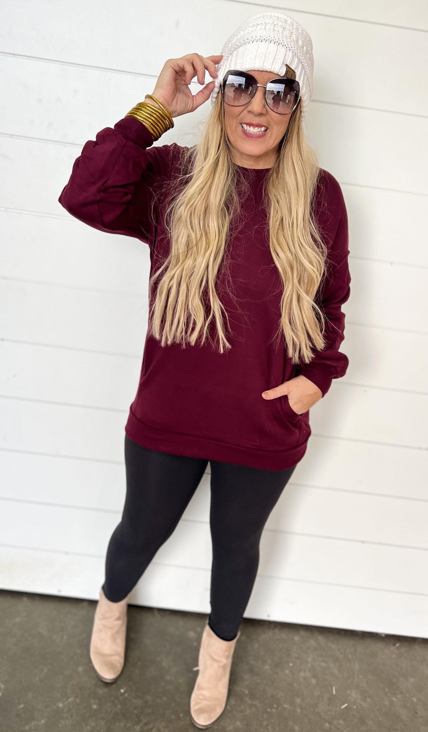 Brenda So Soft Stretch Sweatshirt - Final Sale