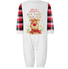 Christmas Elk Print & Plaid Pants Family Matching Set