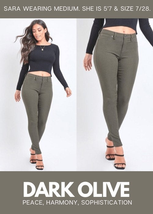 Olive O.M.G Hyperstretch Basic Jeggings