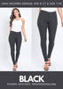 Black O.M.G Hyperstretch Basic Jeggings