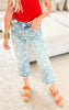 Star Print Cropped Straight Denim | Judy Blue - DEAL*