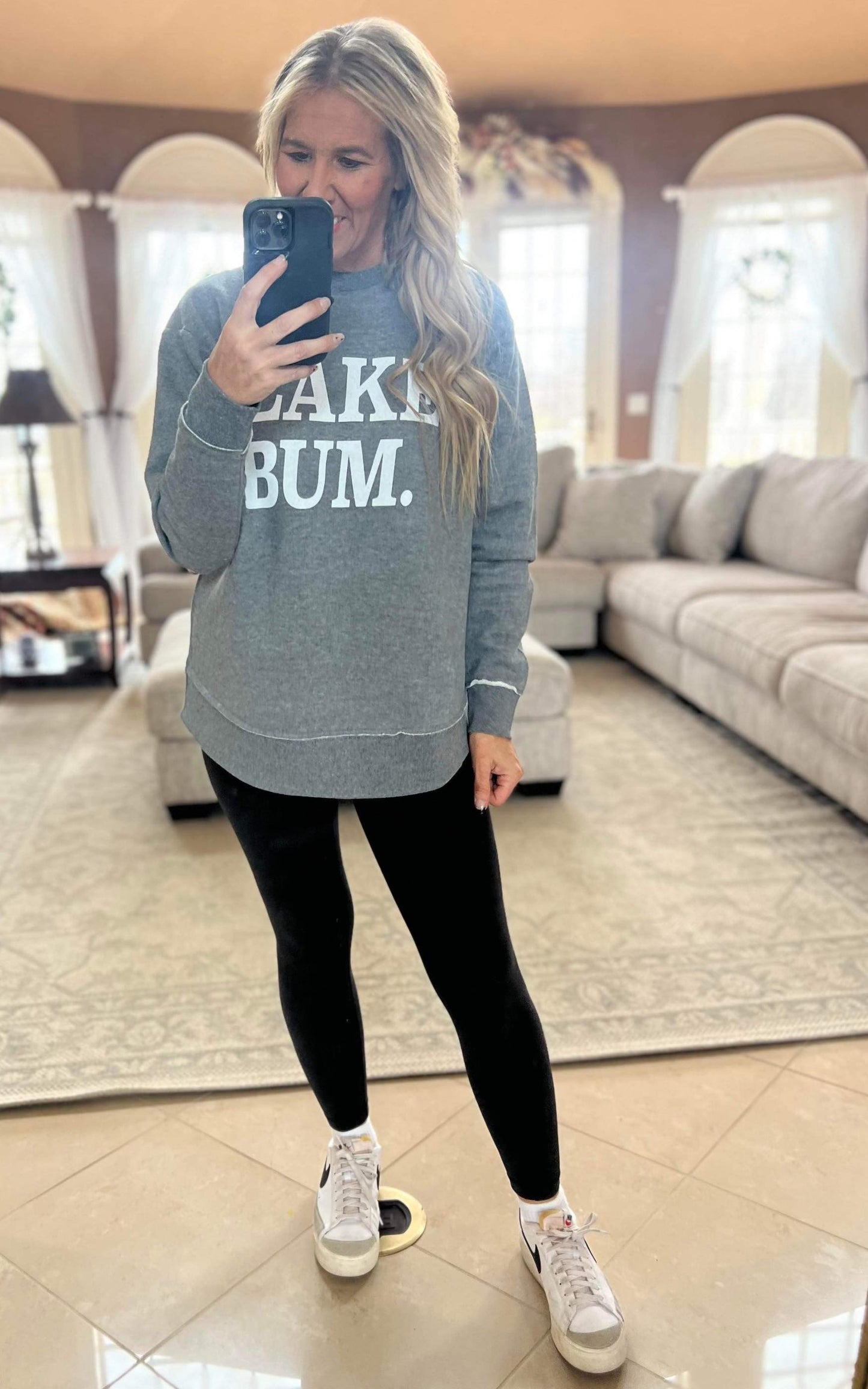 Lake Bum Women's Weekend Fleece Sweatshirt - Final Sale**