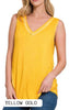 Mineral Wash V-NECK Tank Top | FINAL SALE