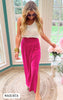 Smocked Waist Side Slit Maxi Skirt w/ Pockets