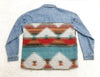 Retro Long Sleeve Colorblock With Pocket Denim Jackets