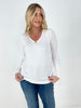 Rae Mode Basic V-Neck Long Sleeve Top