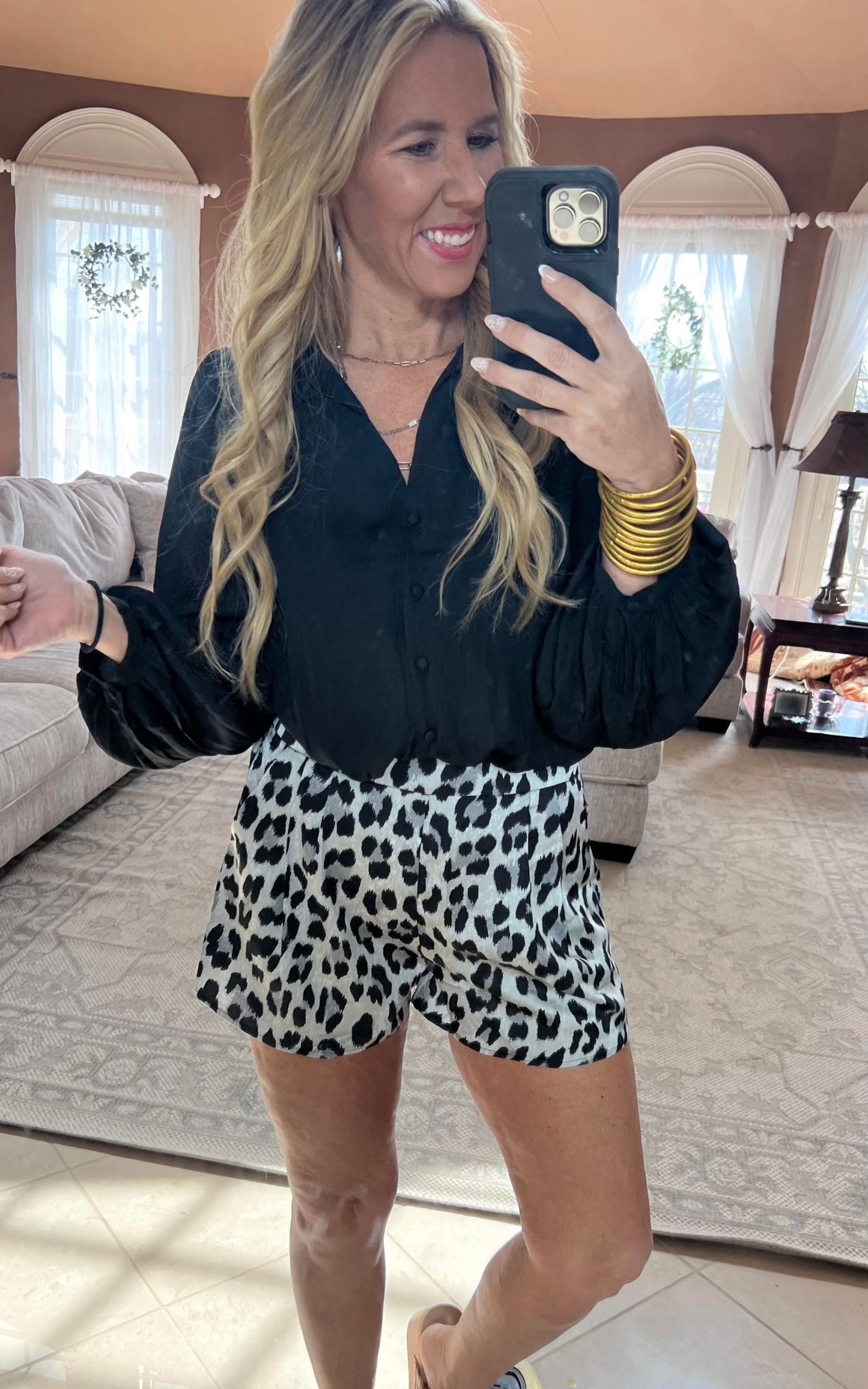 leopard shorts 