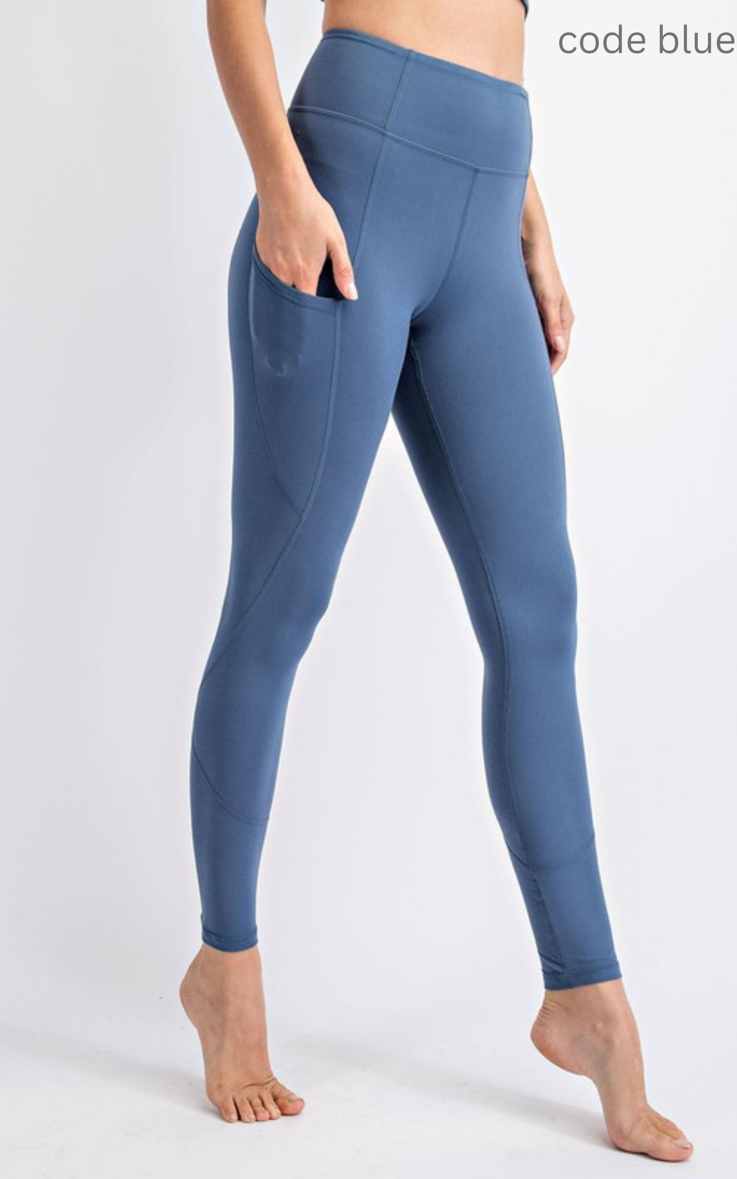 Full Length Yoga Leggings w/ Pockets | Rae Mode** - Final Sale