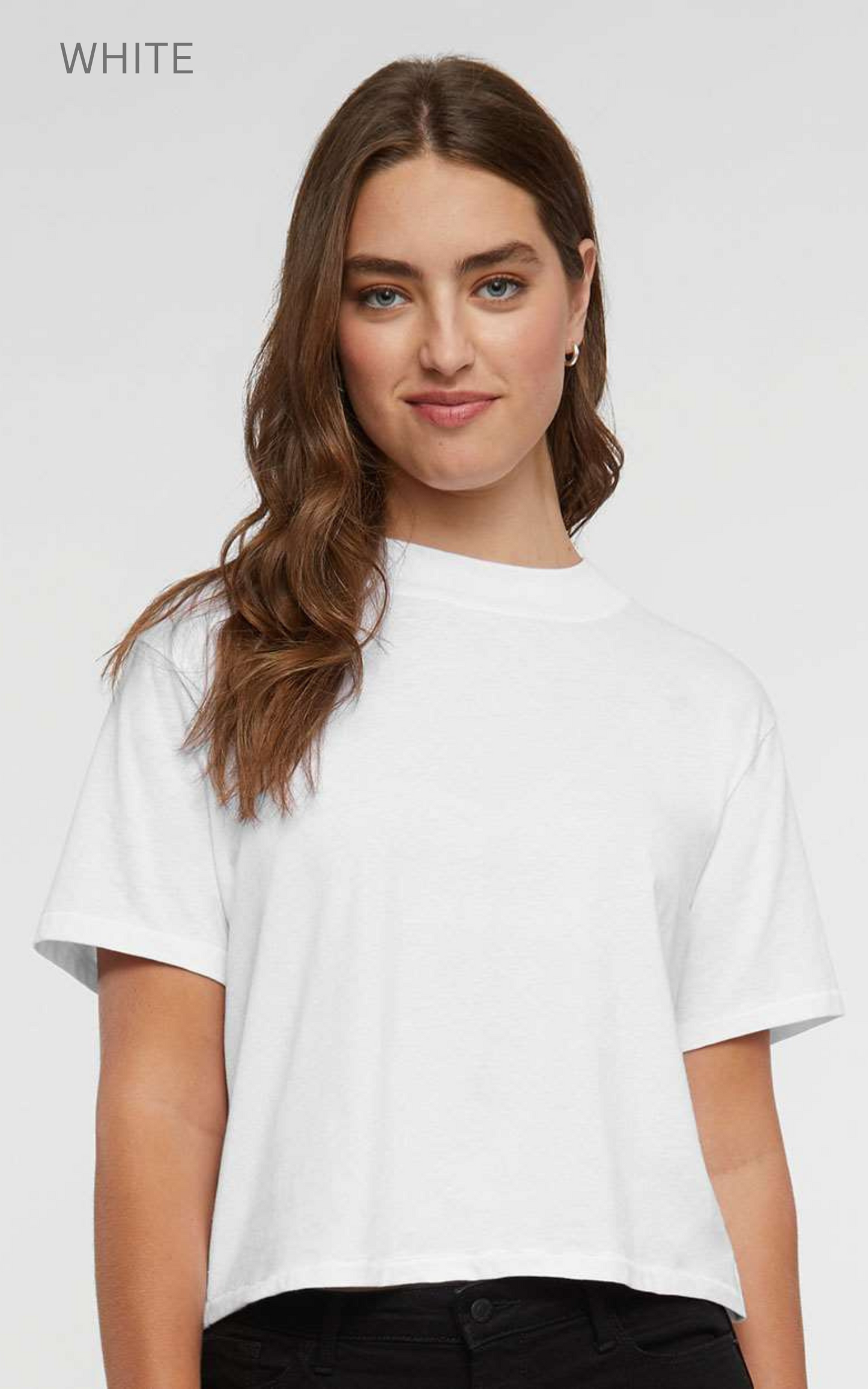 White Women's Boxy Tee