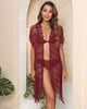 Burgundy Swim cover-up