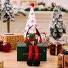 Christmas Pointed Hat Hanging Legs Faceless Doll Decorations