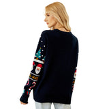 navy santa sweater 