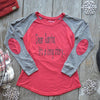 Dear Santa Its A Long Story Elbow Patch-Red - BAD HABIT BOUTIQUE 