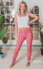 YMI rose bloom colored jeggings 