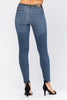 Judy Blue Full Size Destroyed Knee High Waist Skinny Jeans