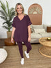 zenana microfiber loungewear set