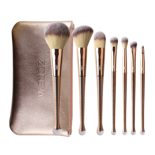 8pcs Mermaid Series Makeup Brush Set with Storage Bag