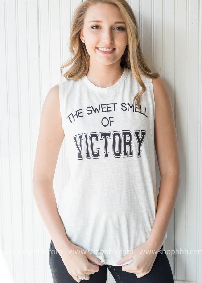 Sweet Smell of Victory Muscle Tank - BAD HABIT BOUTIQUE 