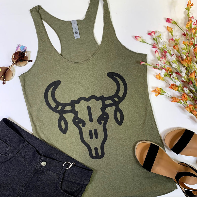 Bull in a China Shop Tank - BAD HABIT BOUTIQUE 