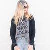 Shop Local Tee - grey - BAD HABIT BOUTIQUE 