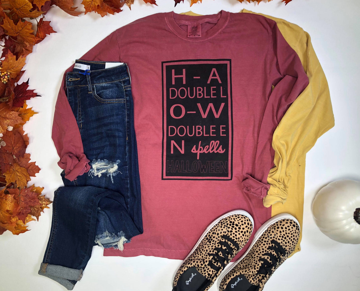 Spell Halloween Long Sleeve T-Shirt - BAD HABIT BOUTIQUE 