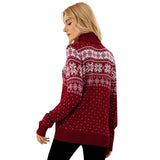 Red snowflake sweater 