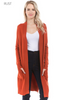 Long Boyfriend Cardigan- Cielo