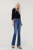 HIGH RISE STRETCH SLIM BOOTSCUT JEANS - Vervet