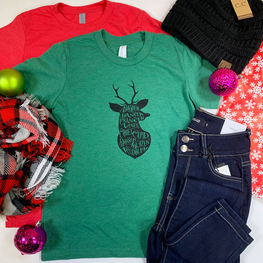  Reindeer Games Tee Youth, CLOTHING, BAD HABIT APPAREL, BAD HABIT BOUTIQUE 