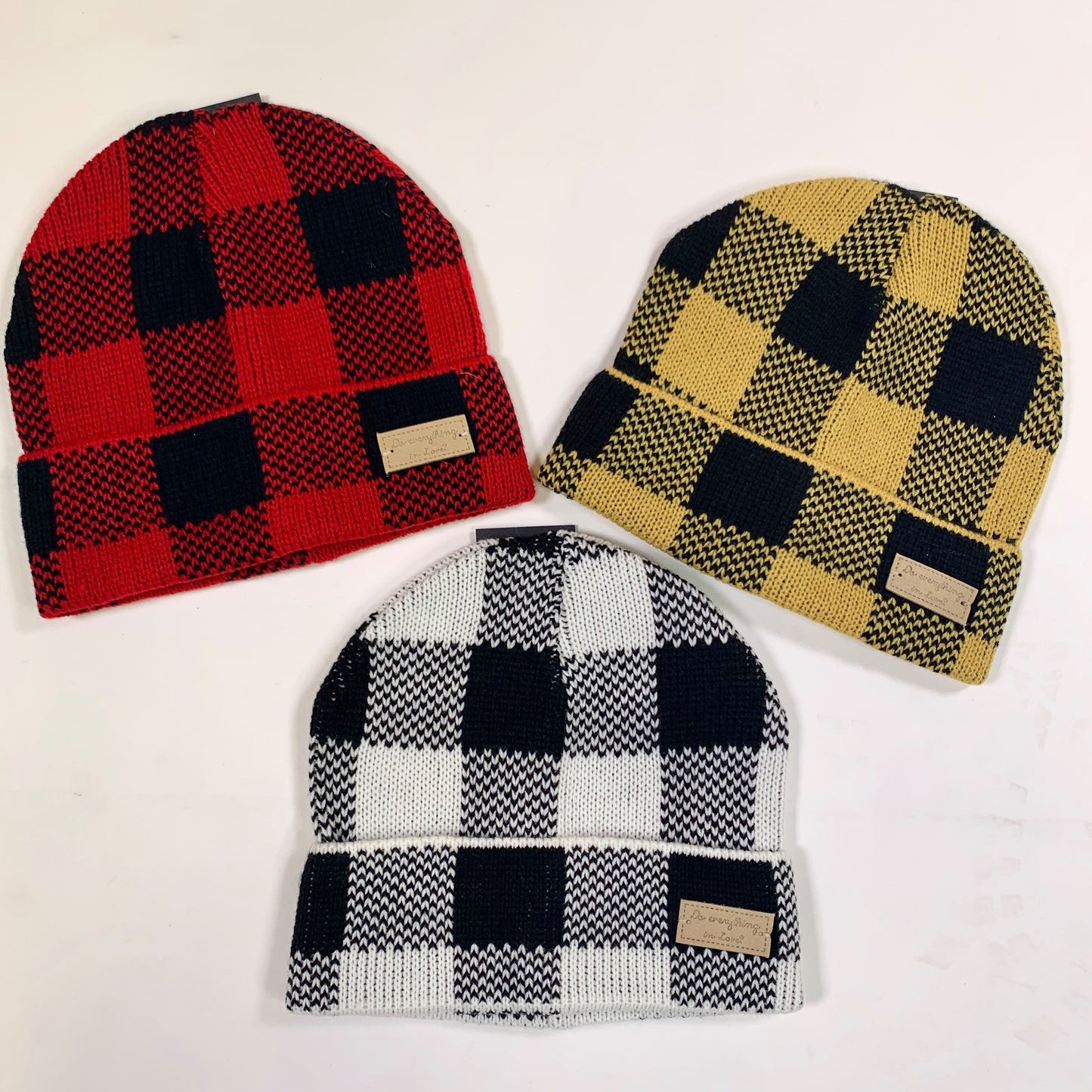  Holiday Deal - Buffalo Plaid Hat, BLACK FRIDAY, BAD HABIT BOUTIQU, BAD HABIT BOUTIQUE 