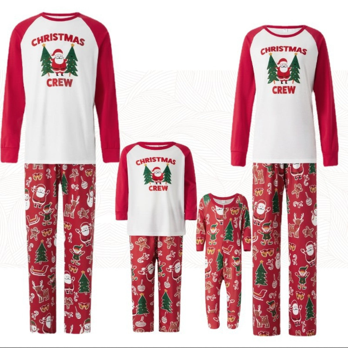 Christmas Santa Claus Pajama Family Matching Set