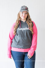 Campaholic Two-Toned Hoodie - BAD HABIT BOUTIQUE 