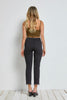 HIGH RISE STRAIGHT CROP BLACK DENIM - MICA