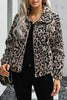 leopard sherpa coat