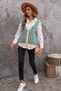 Houndstooth Vest Cardigan