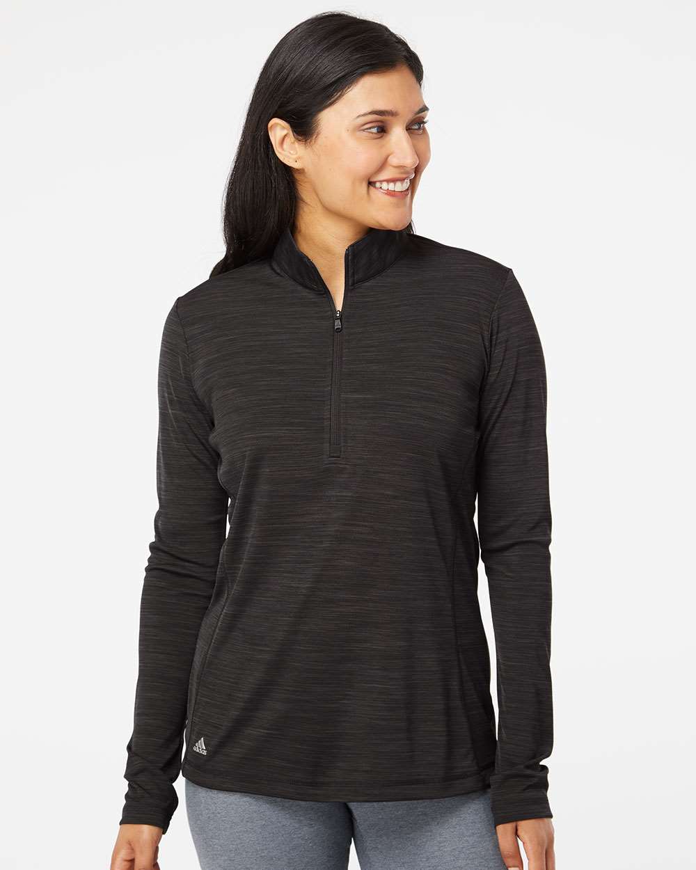 Adidas - Women's Lightweight Mélange Quarter-Zip Pullover