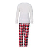 Christmas Elk Print & Plaid Pants Family Matching Set