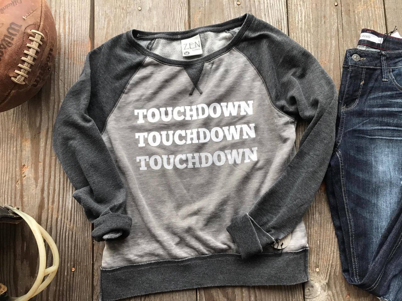 Touchdown Sweatshirt - BAD HABIT BOUTIQUE 