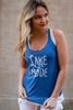 Lake Mode Tank - blue - BAD HABIT BOUTIQUE 