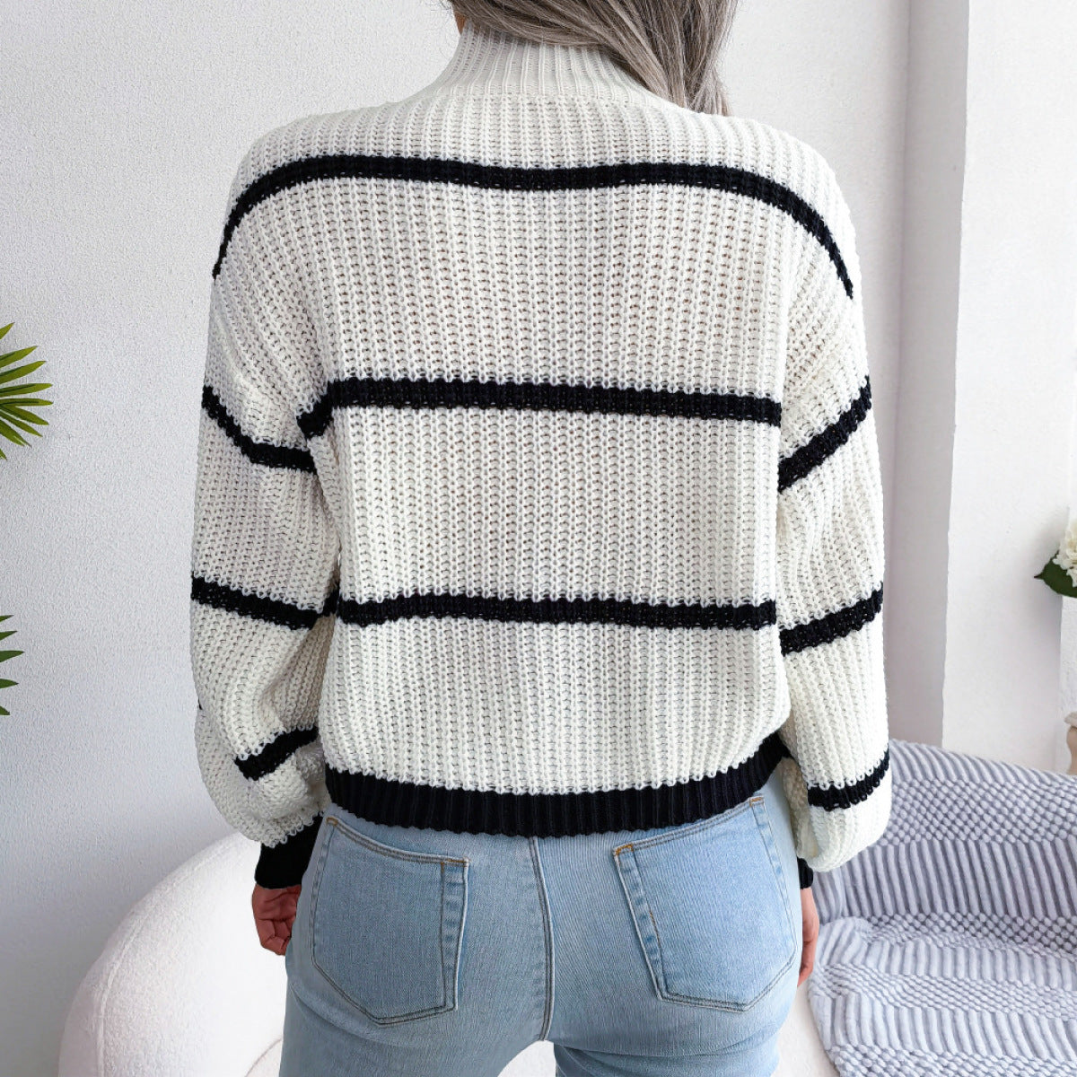 stripe sweater