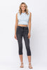 Judy Blue Mid-Rise Cuffed Skinny Capri Jeans