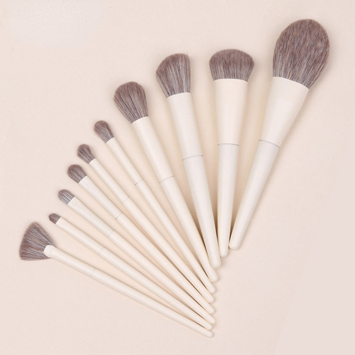 10Pcs Point-Tail Makeup Brush Set