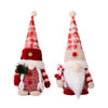 Christmas Plaid Snowflake Hat Faceless Dwarf Doll Ornaments