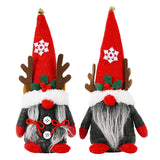 Christmas Antlers Dwarf Faceless Doll Decoration