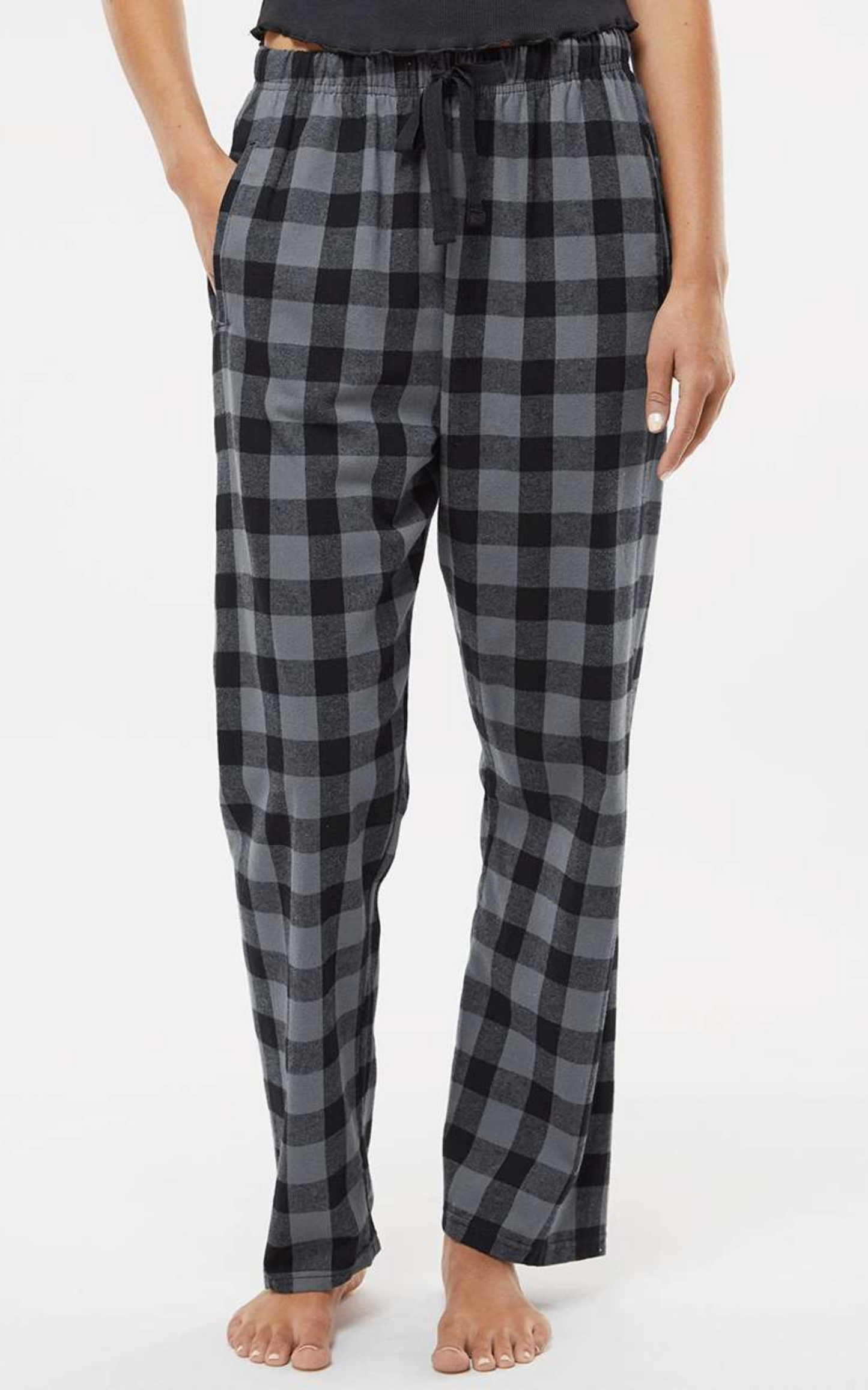 The Jessica Jammie Pants Charcoal/ Black Buffalo